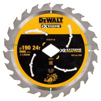 Dewalt DT40270-QZ 190mm Extreme Runtime High Torque Circular Saw Blade 24T DCS577 £27.99